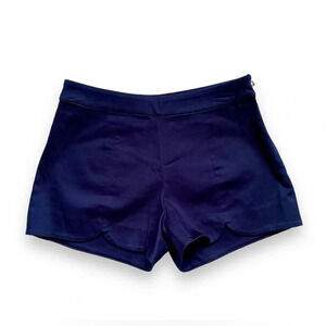NWOT Draper James Navy Scallop Hem Shorts
